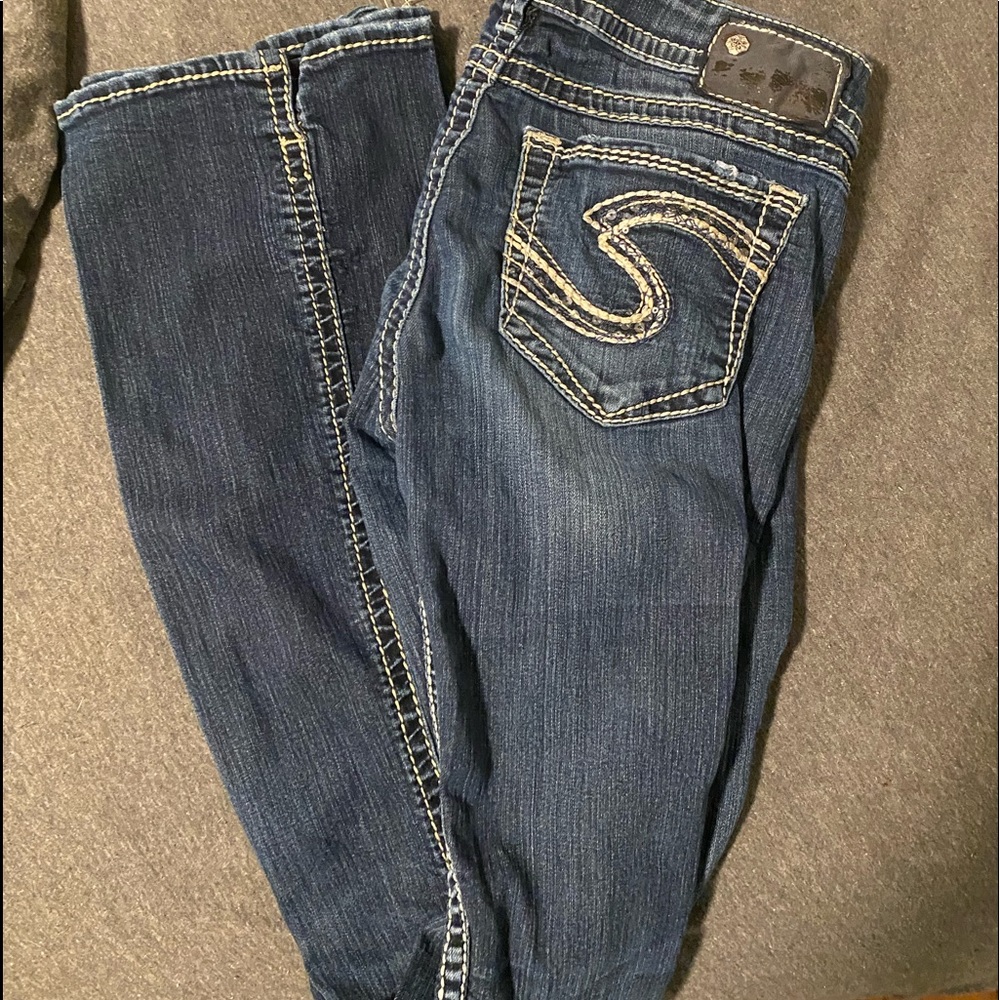 Silver jeans